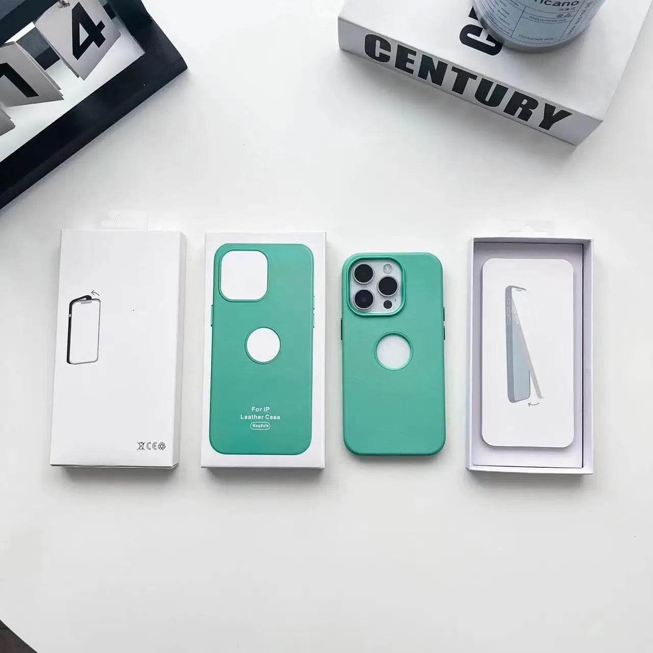 Premium Leather Magsafe Compatible Shockproof Back Covers - Guleel