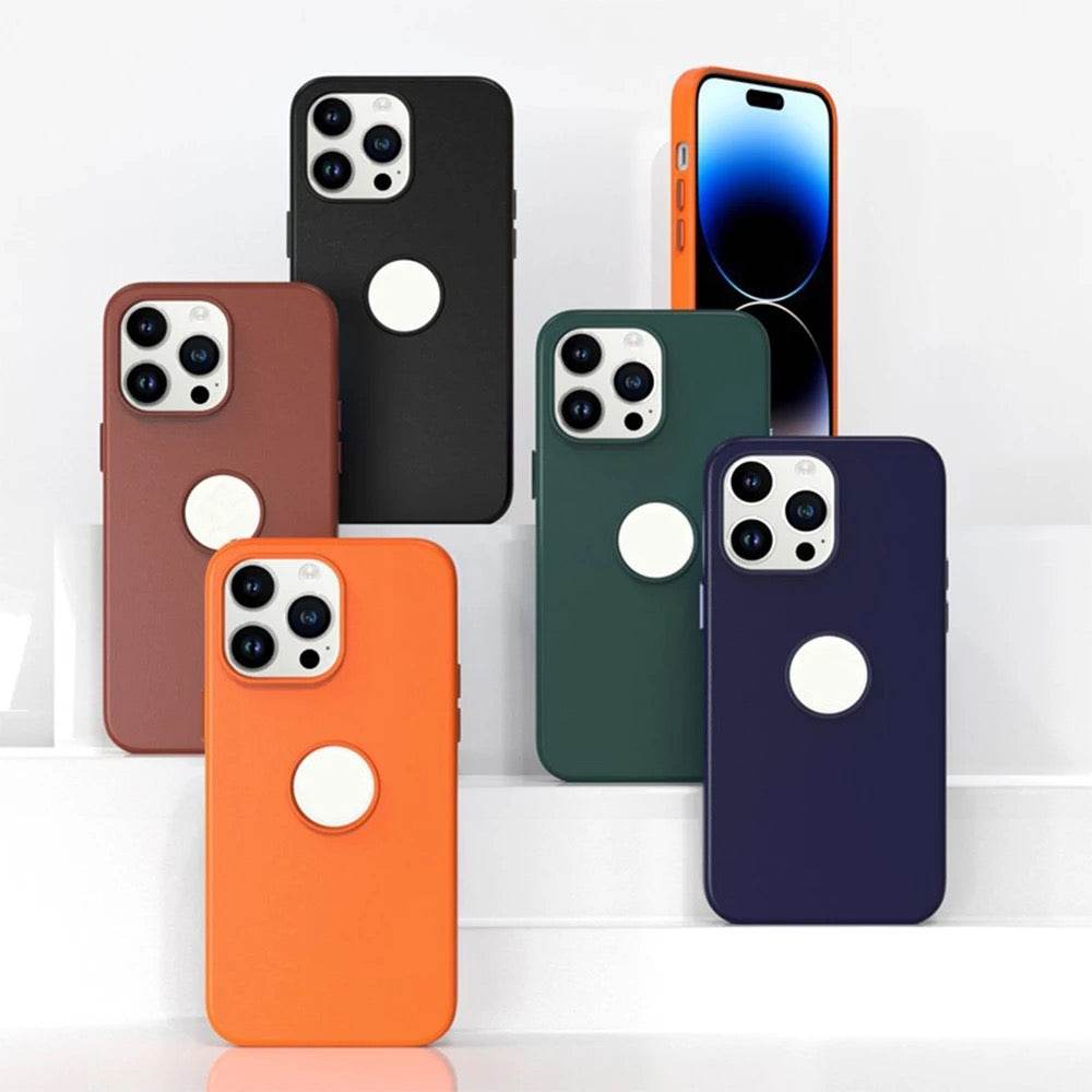 Premium Leather Magsafe Compatible Shockproof Back Covers - Guleel