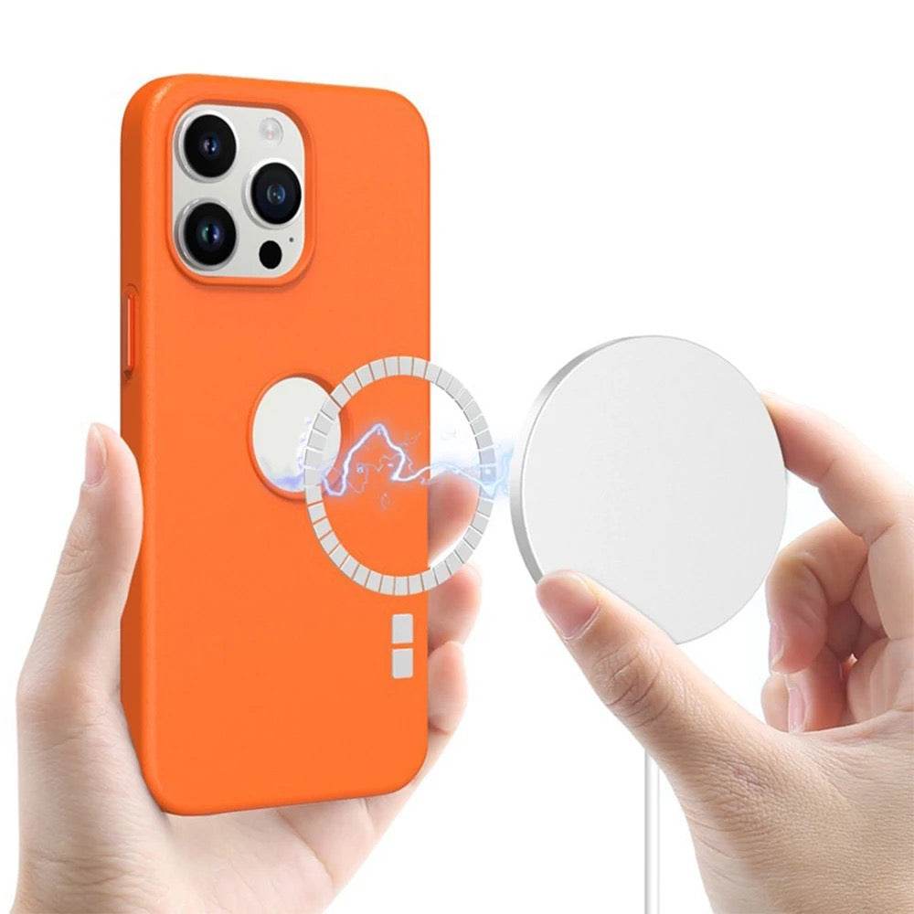 Premium Leather Magsafe Compatible Shockproof Back Covers - Guleel