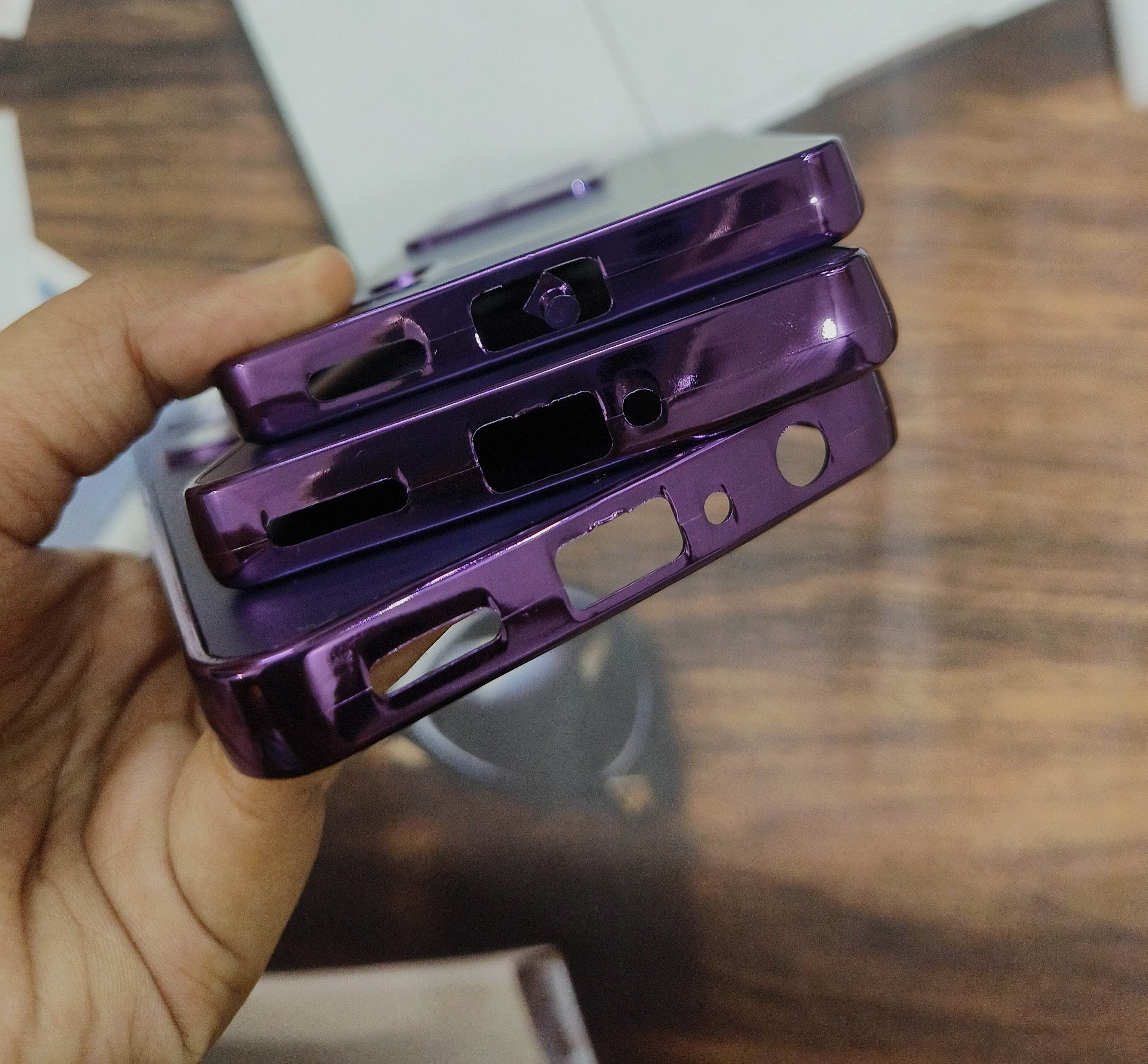 OnePlus 11R Premium Silicone Scratch Proof Case Cover - Matte Purple - Guleel