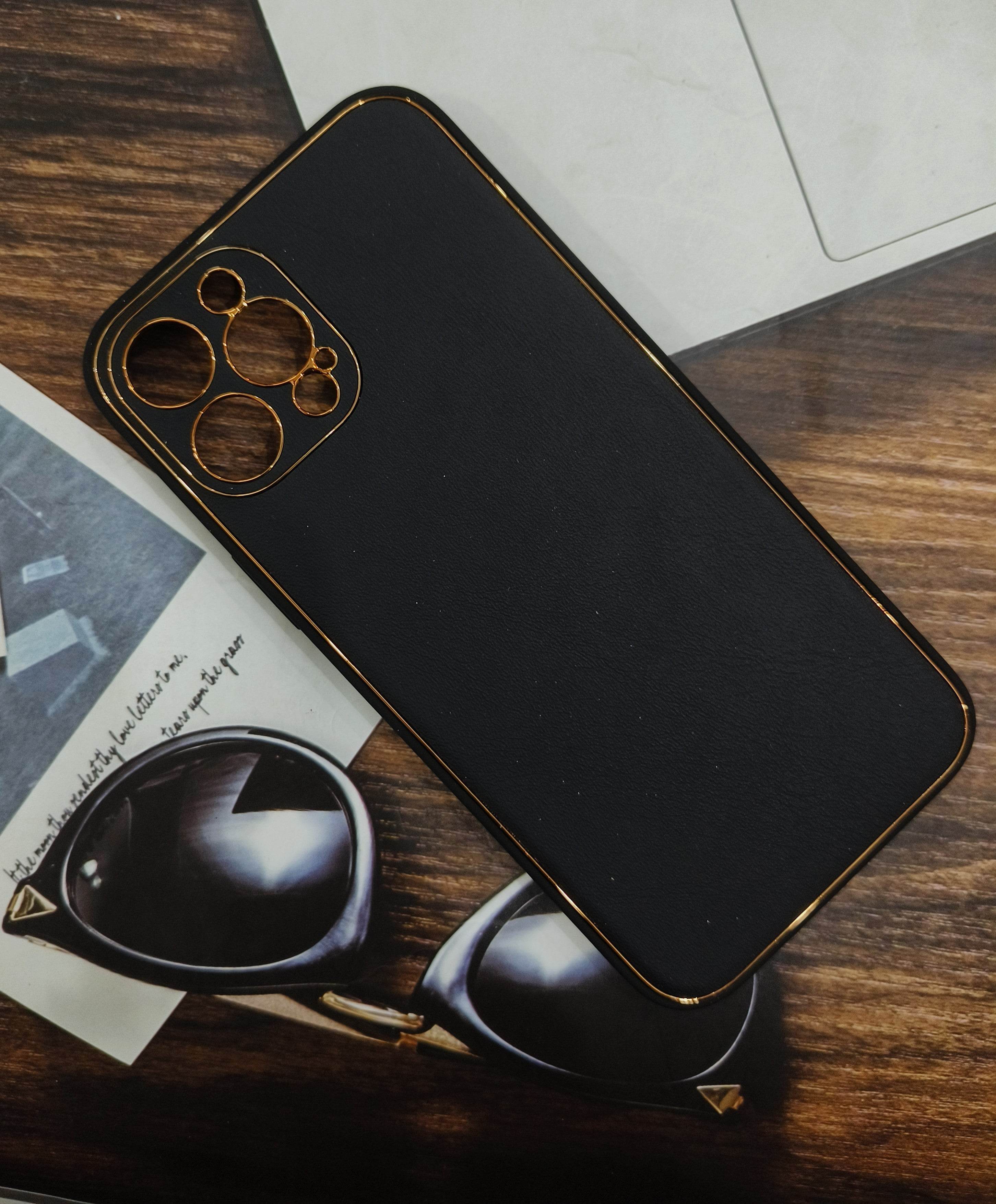 iPhone 12 Pro Max Premium Camera Protection Case - Black - Guleel