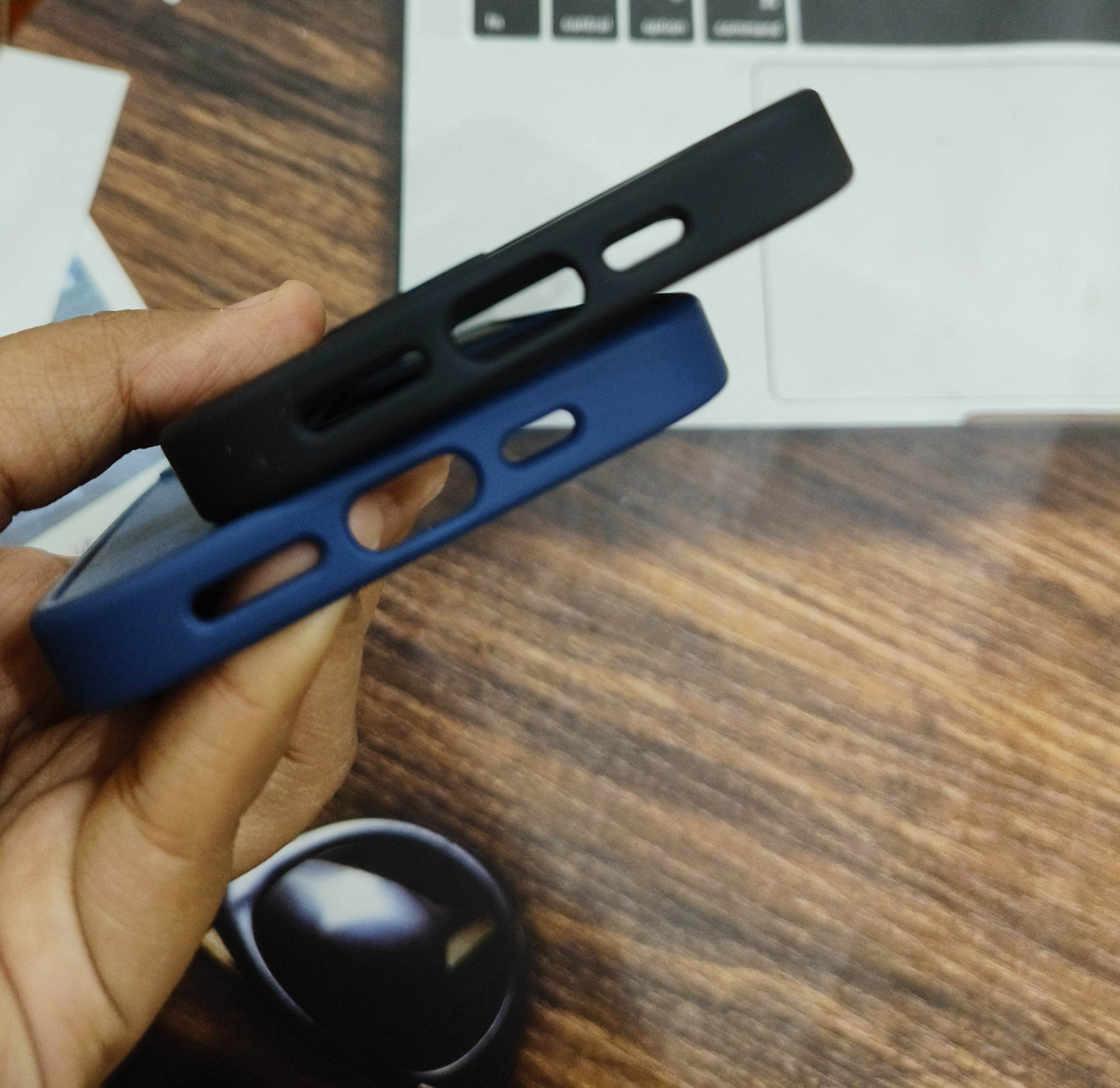 iPhone 13 Camera Ring Shock Proof Case - Blue - Guleel