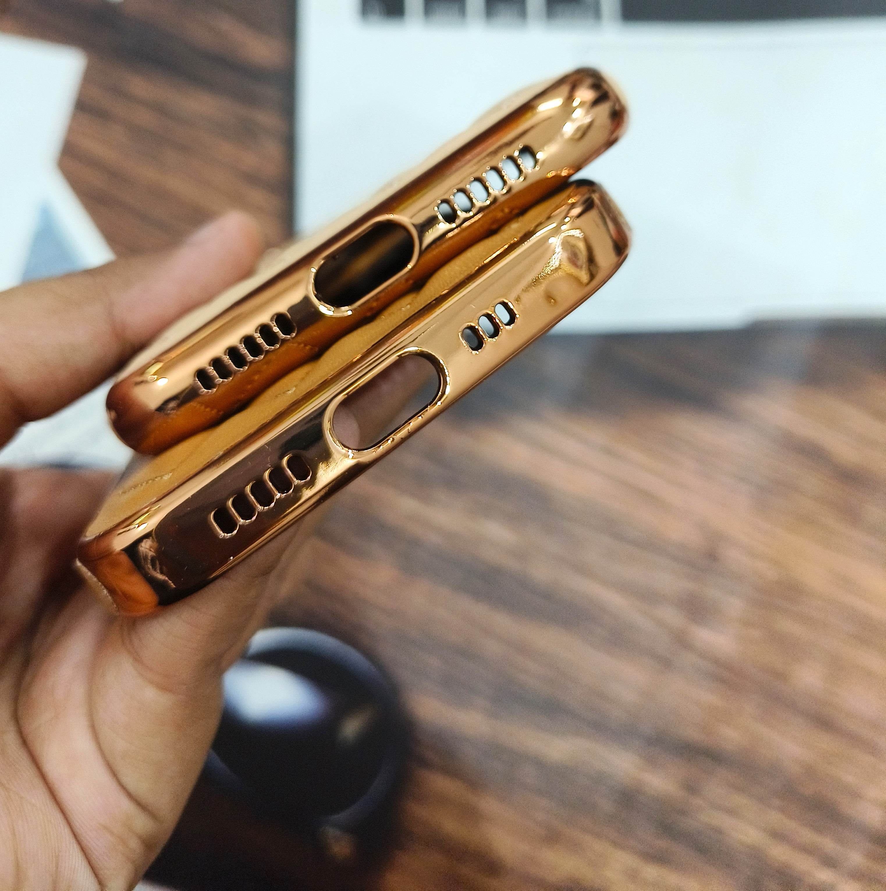 Premium Cushion Shock Proof Case Cover - Caramel Brown - Guleel