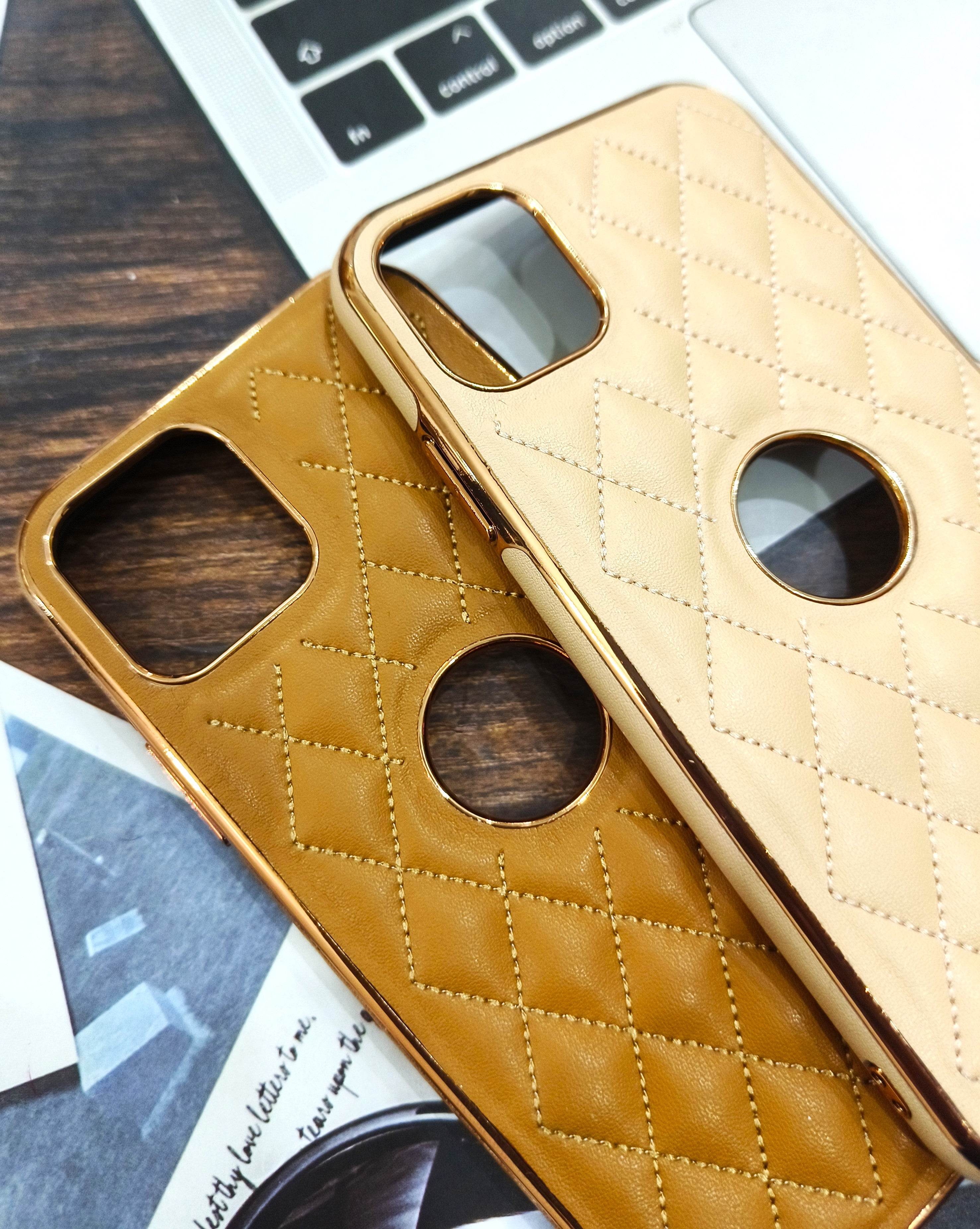 Premium Cushion Shock Proof Case Cover - Caramel Brown - Guleel