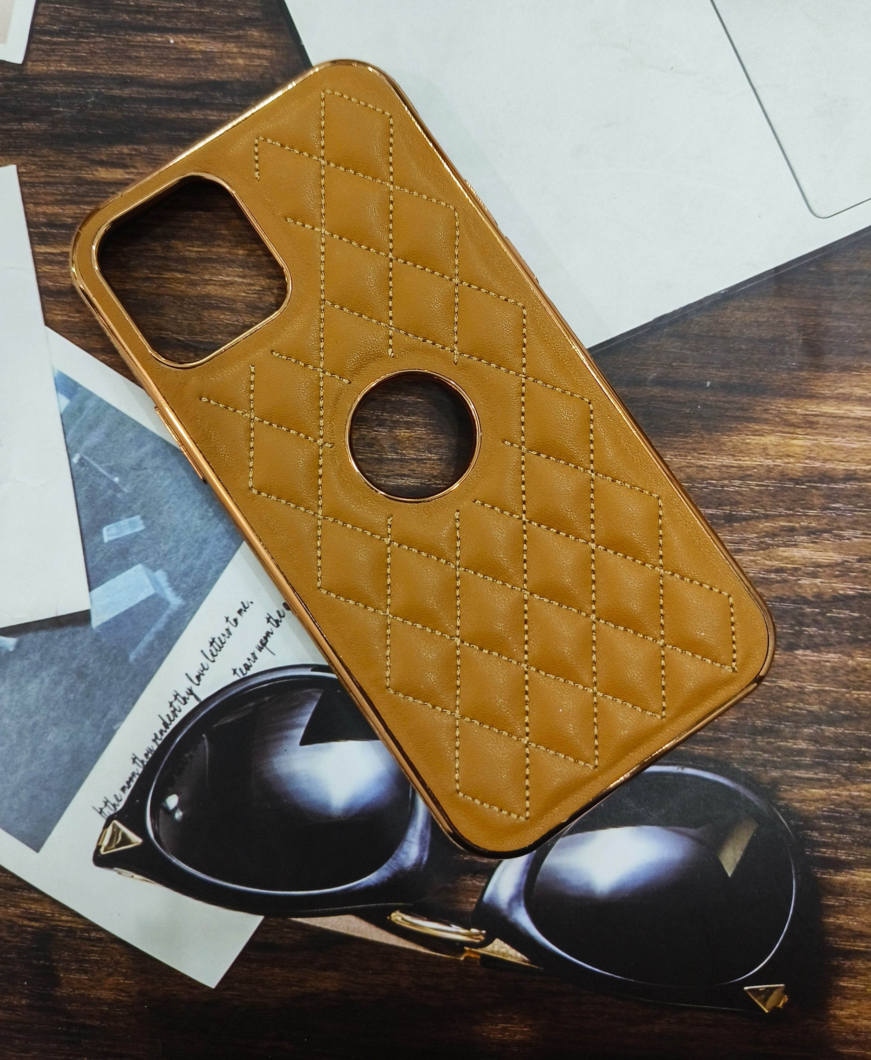 Premium Cushion Shock Proof Case Cover - Caramel Brown - Guleel