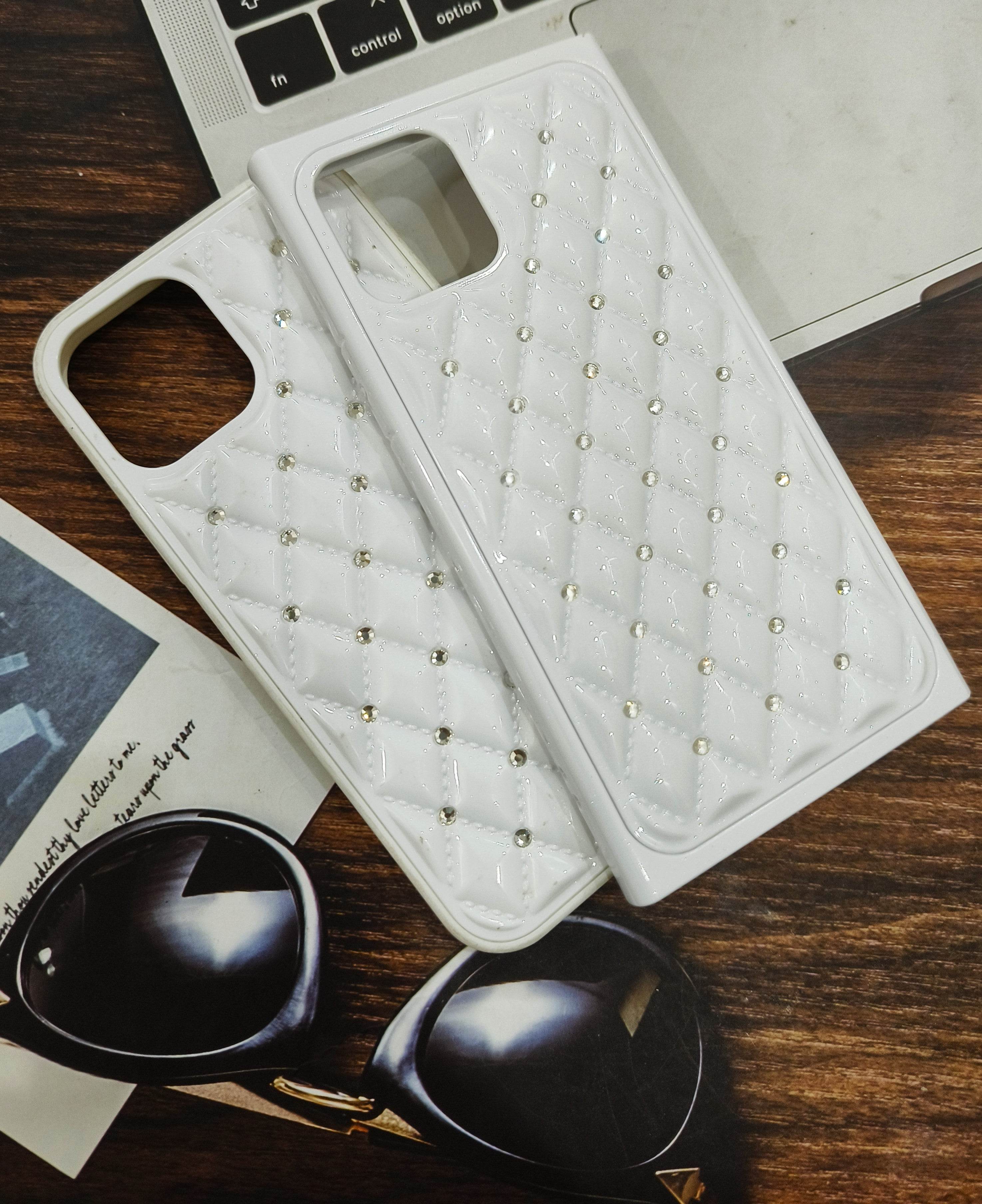 Premium Diamond Shock Proof Case - White - Guleel