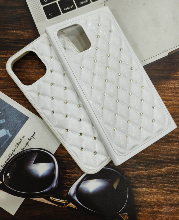 Premium Diamond Shock Proof Case - White - Guleel
