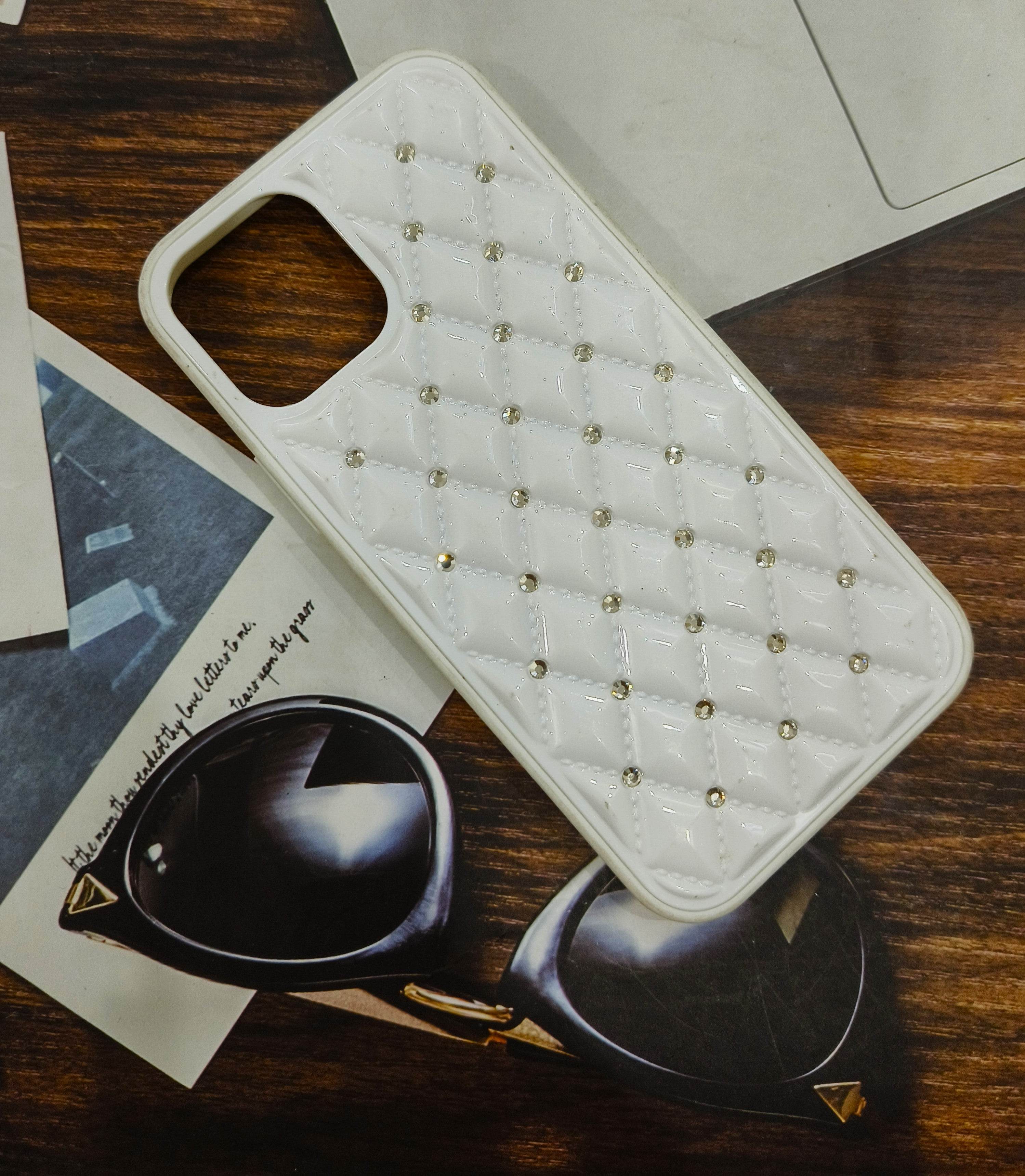 Premium Diamond Shock Proof Case - White - Guleel