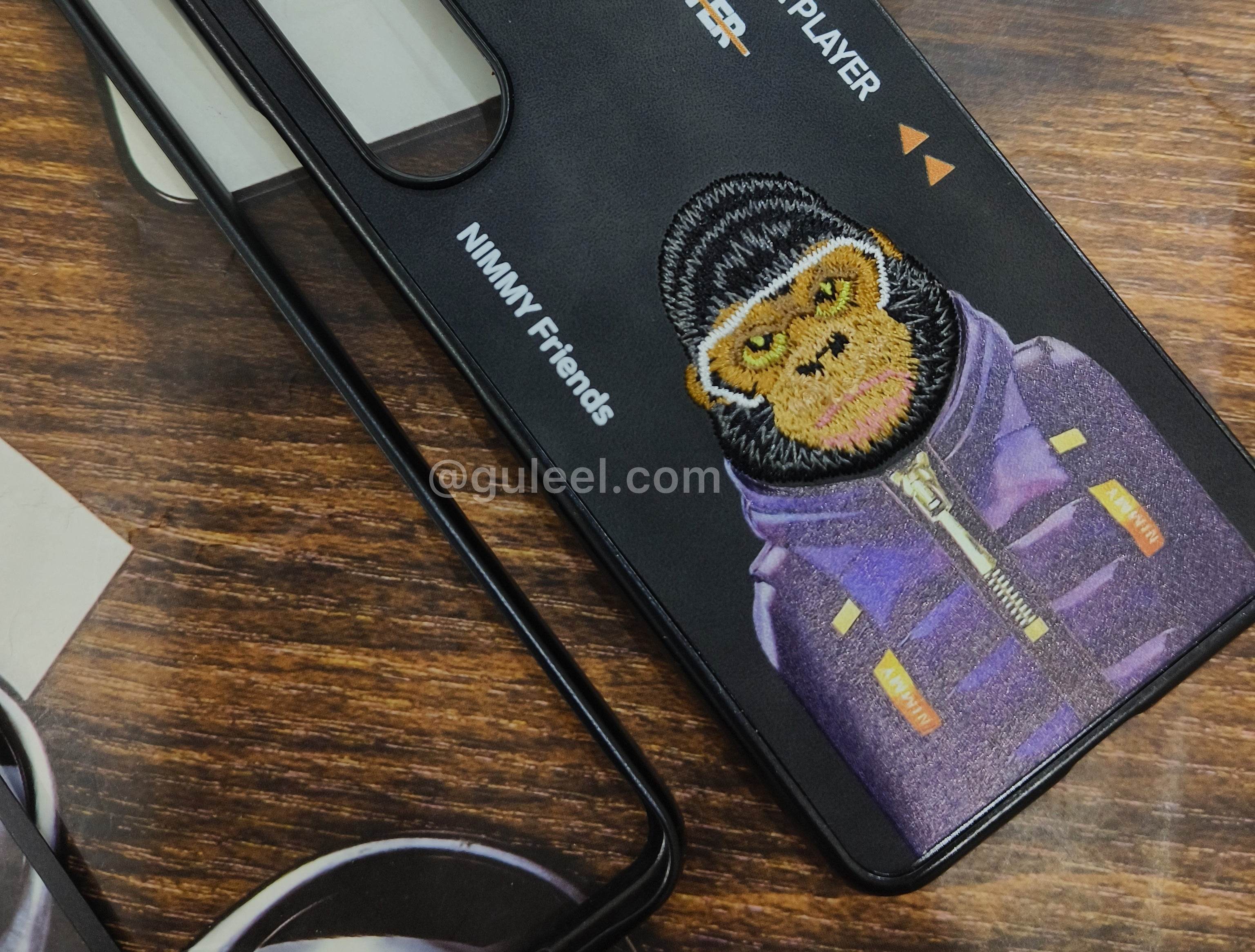 Samsung Galaxy Z Fold 4 Premium Santa Barbara Case Cover - Gorilla Black - Guleel