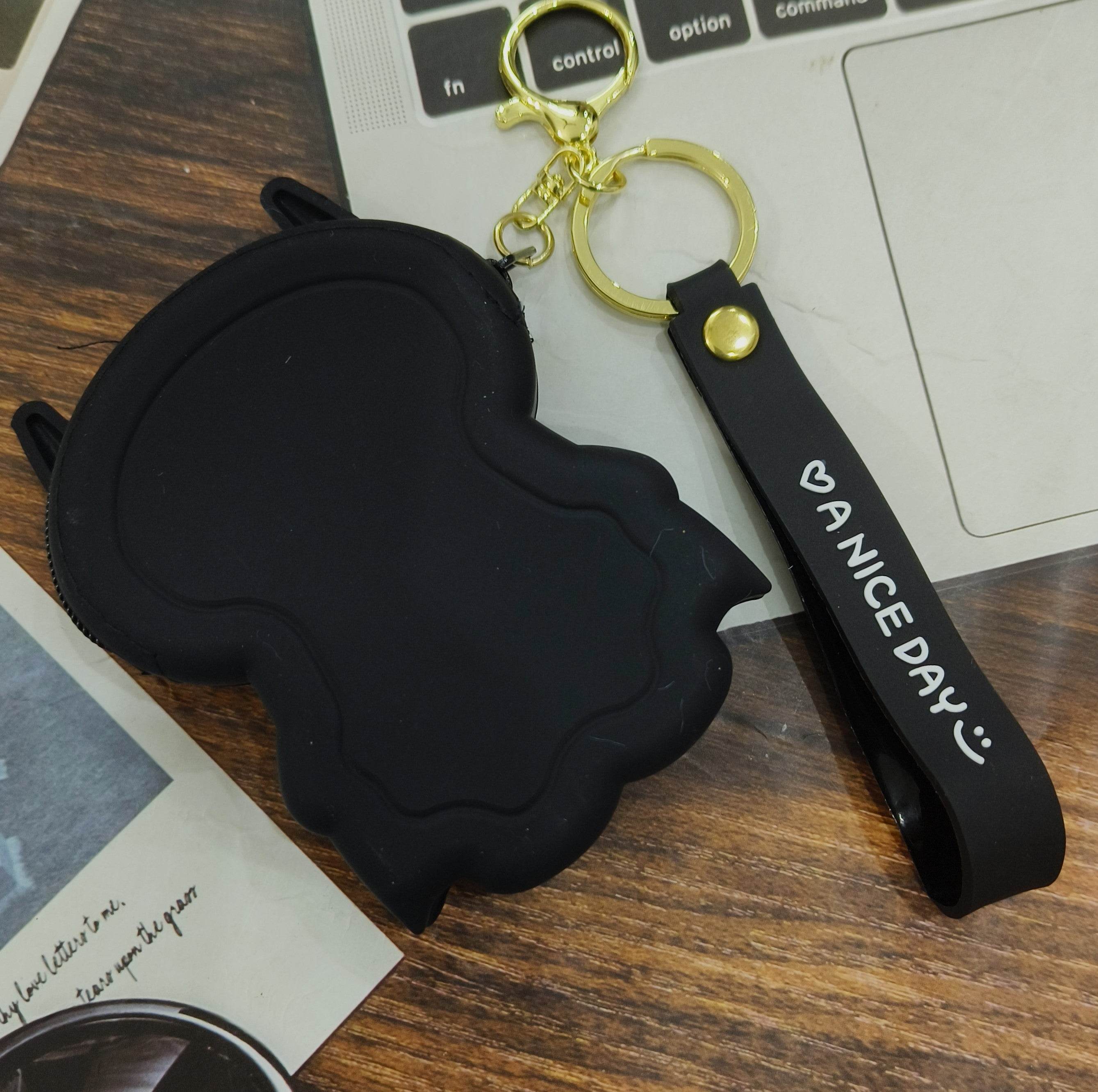 Universal Cartoon Accessories Silicone Organizer Case Cover for Portable Charger, Cables, Earphone, Cord, SD Card -Super Hero Blue - Guleel