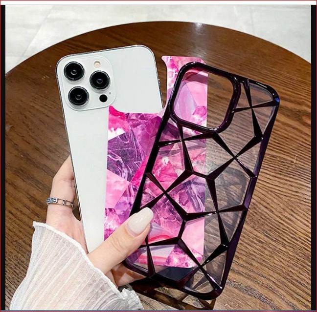 Premium Glitter Diamond Shape Case - Guleel