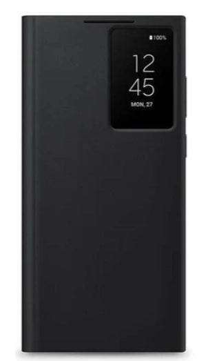 Samsung Galaxy S24 Ultra Smart View Wallet Flip Case - Black - Guleel