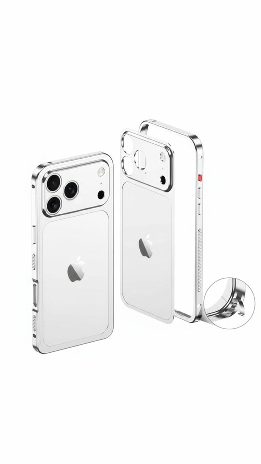Metal Bumper Converter Case to iPhone 17 Pro & iPhone 17 Pro Max