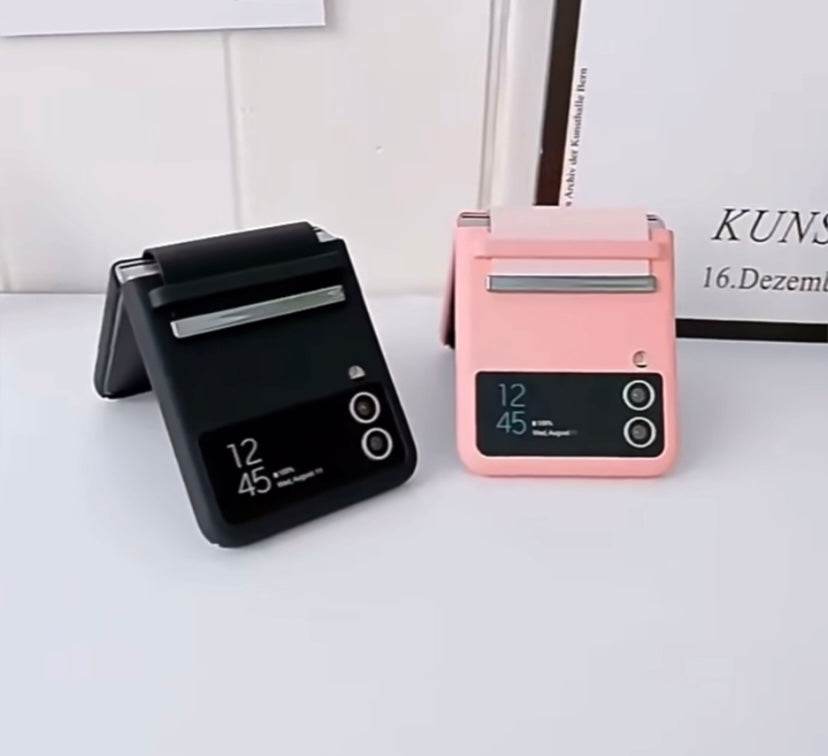 Galaxy Z Flip 4 Premium Shockproof Protective Case - Rose Gold - Guleel