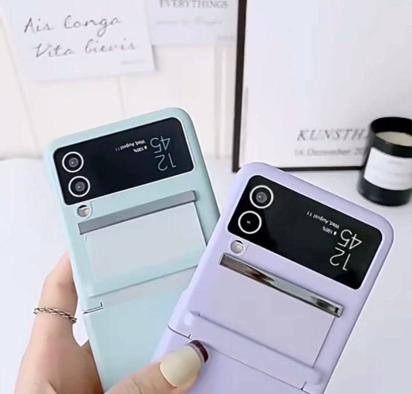 Galaxy Z Flip 4 Premium Shockproof Protective Case - Lavender - Guleel