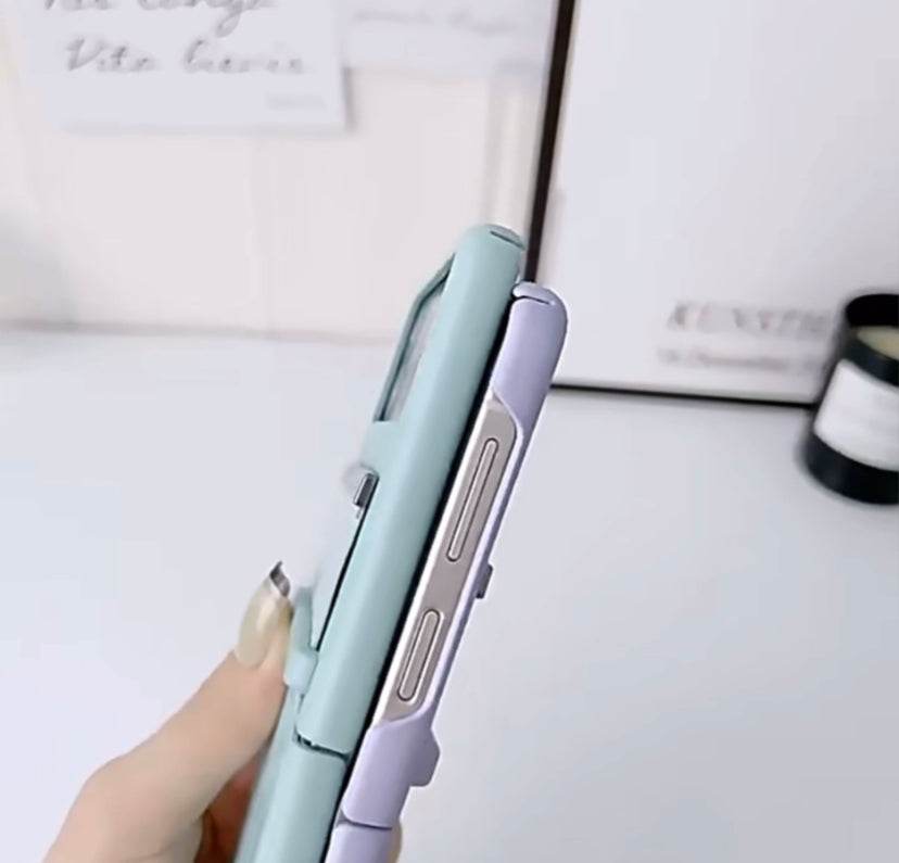 Galaxy Z Flip 3 Premium Shockproof Protective Case - Mint Green - Guleel
