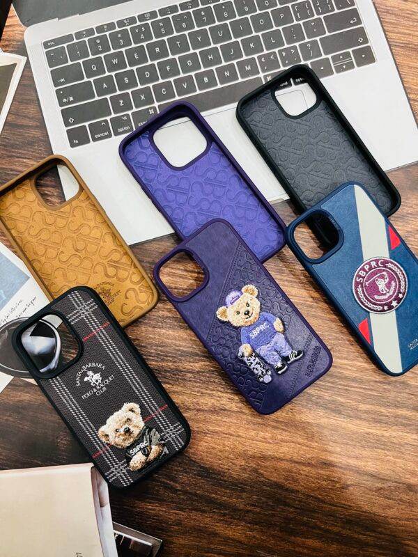 iPhone 14 Pro Premium Santa Barbara Polo Series Leather Cover – Purple - Guleel