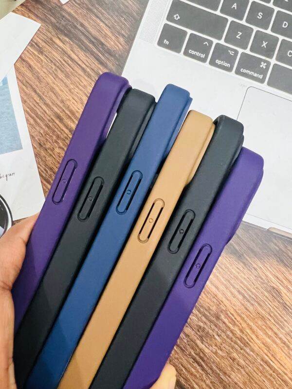 iPhone 14 Pro Premium Santa Barbara Polo Series Leather Cover – Purple - Guleel