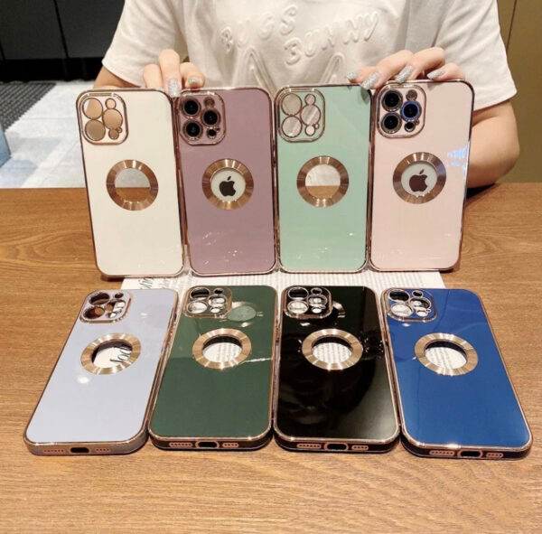 iPhone 11 Premium Camera Lens Logo Cut Case - White - Guleel