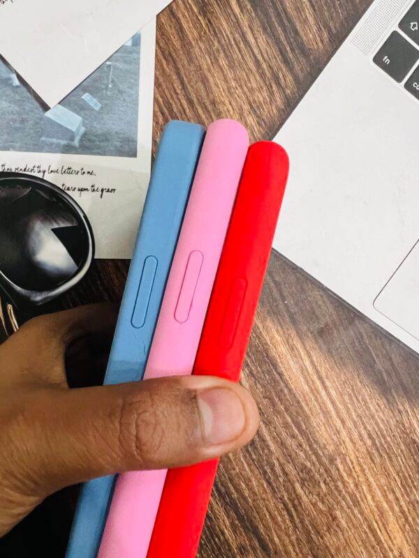 iPhone 12 Mini Premium Rainbow Colored Finish Back Cover - Red - Guleel