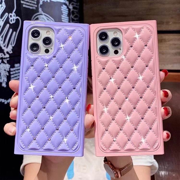 Premium Shockproof Diamond Pattern Back Case Cover - Guleel