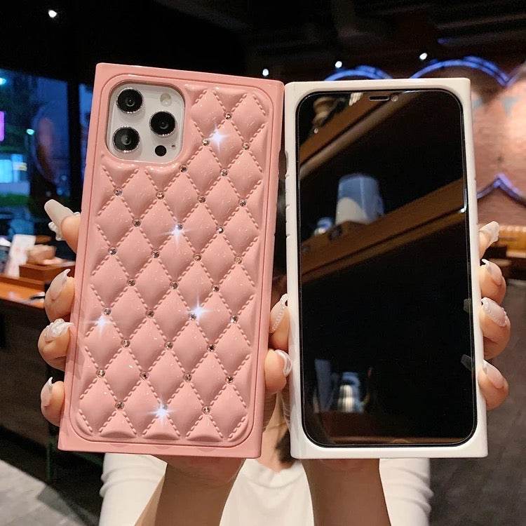 Premium Shockproof Diamond Pattern Back Case Cover - Guleel