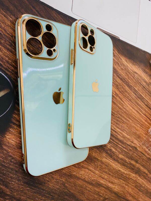 iPhone 13 Pro Max Premium Silicone Camera Protection Cover - Mint Green - Guleel