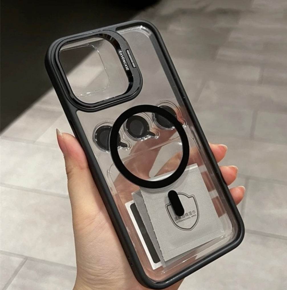 Premium MagSafe Transparent Camera Lens Protector Case with FREE Lens - Guleel