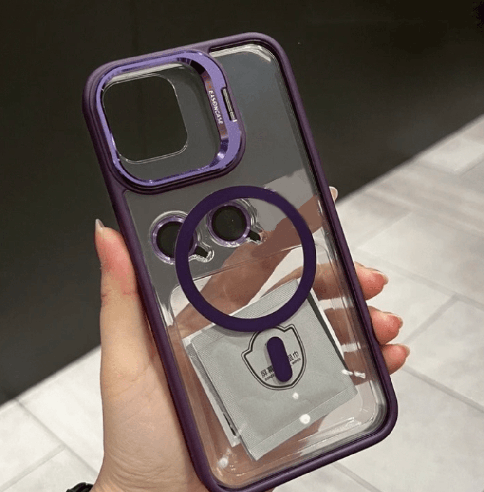 Premium MagSafe Transparent Camera Lens Protector Case with FREE Lens - Guleel