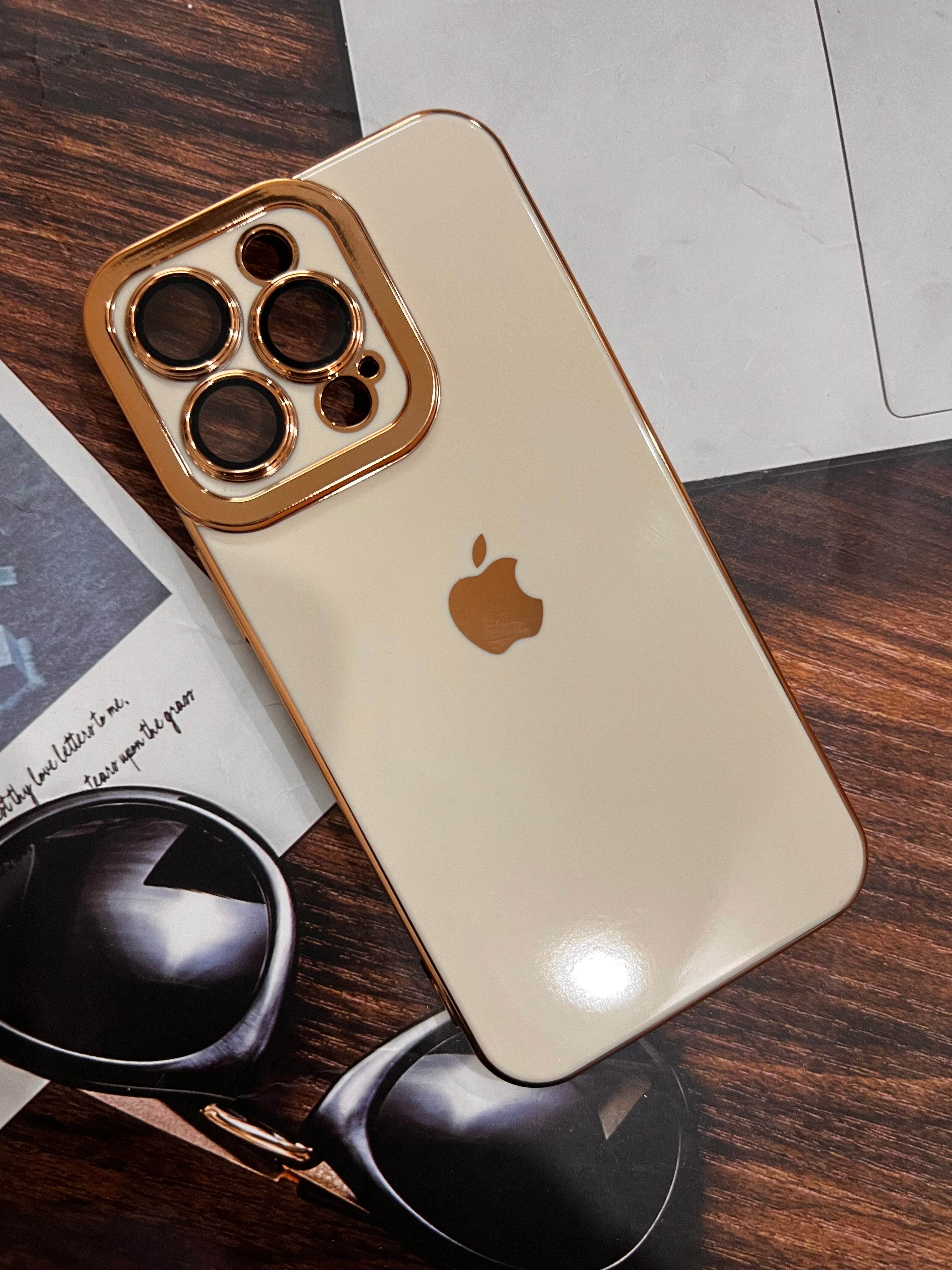 iPhone 13 Pro Premium Camera Lens Protection Case - White - Guleel