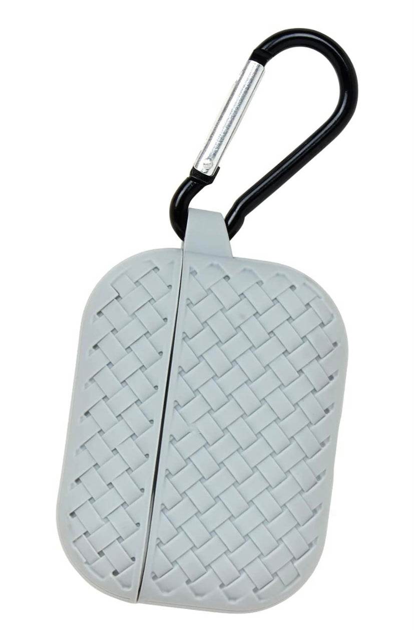 Airpod's 2 Pro Silicone Weaving Cartoon Silicone Case - Grey - Guleel