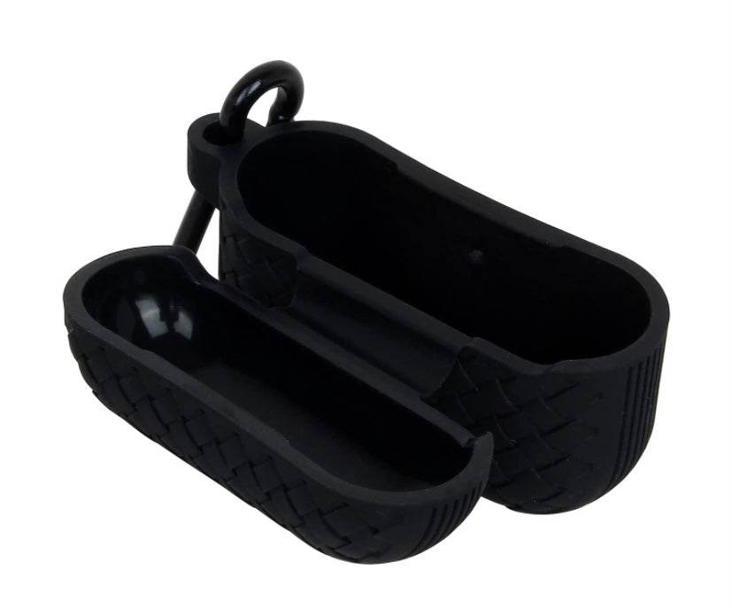 Airpod's Pro 2 Silicone Weaving Cartoon Silicone Case - Black - Guleel