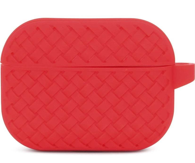 Airpod's Pro 2 Silicone Weaving Cartoon Silicone Case - Red - Guleel