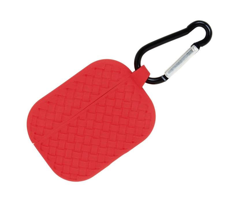 Airpod's Pro 2 Silicone Weaving Cartoon Silicone Case - Red - Guleel