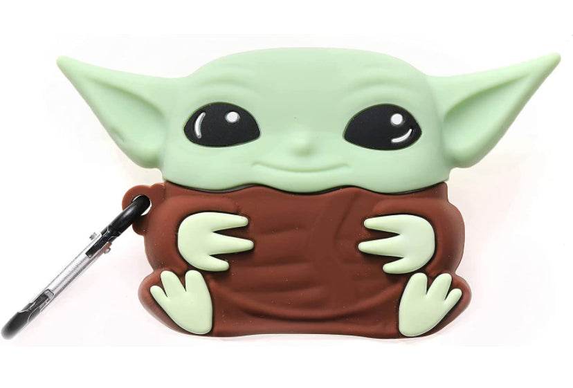 Airpod's Pro 2 Silicone Cute Monster Cartoon Silicone Case - Green Brown - Guleel