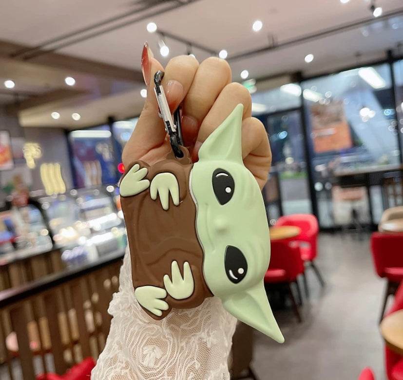 Airpod's Pro 2 Silicone Cute Monster Cartoon Silicone Case - Green Brown - Guleel