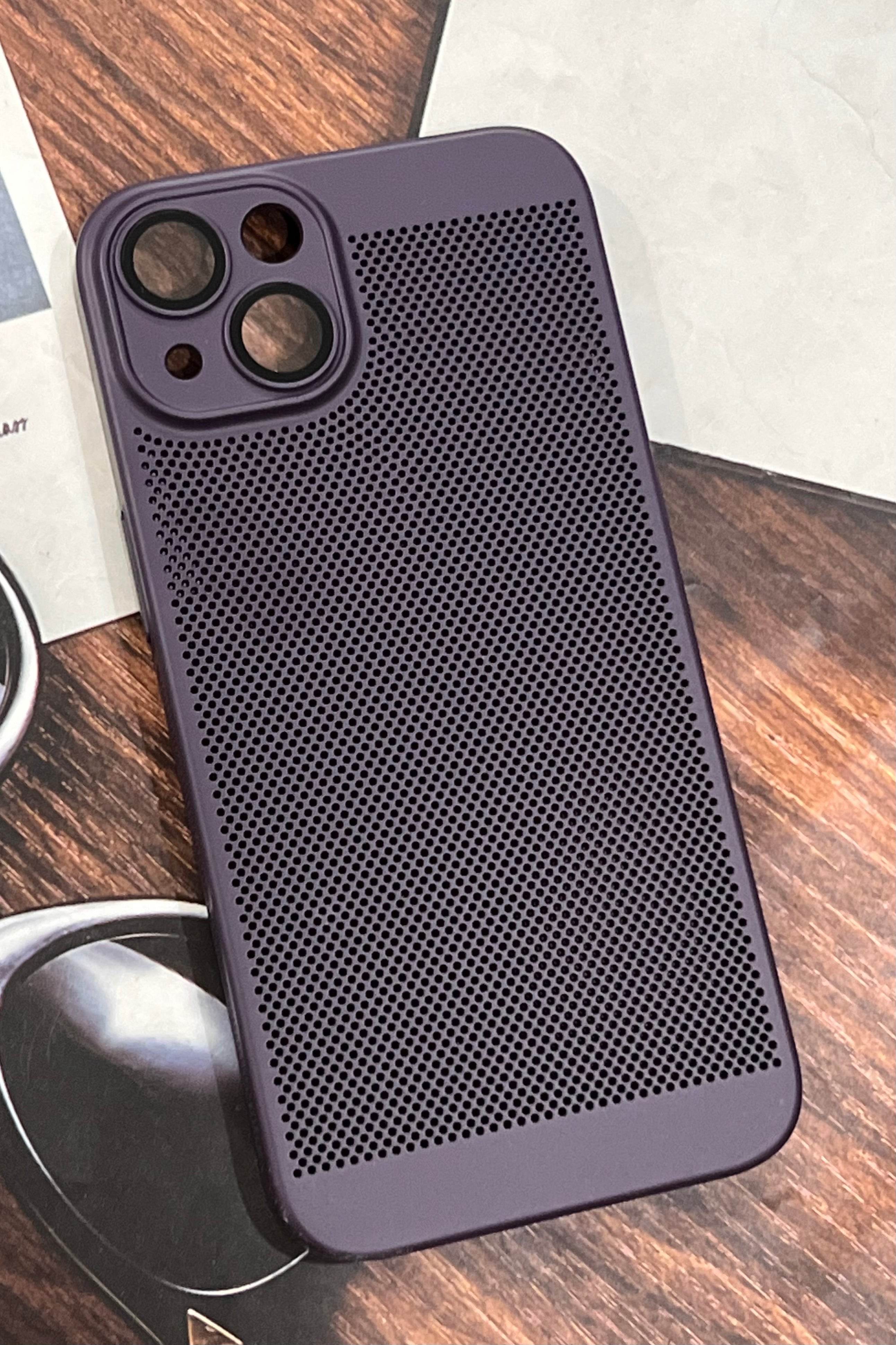 iPhone 13 Premium Shockproof Camera Protection Case - Purple - Guleel