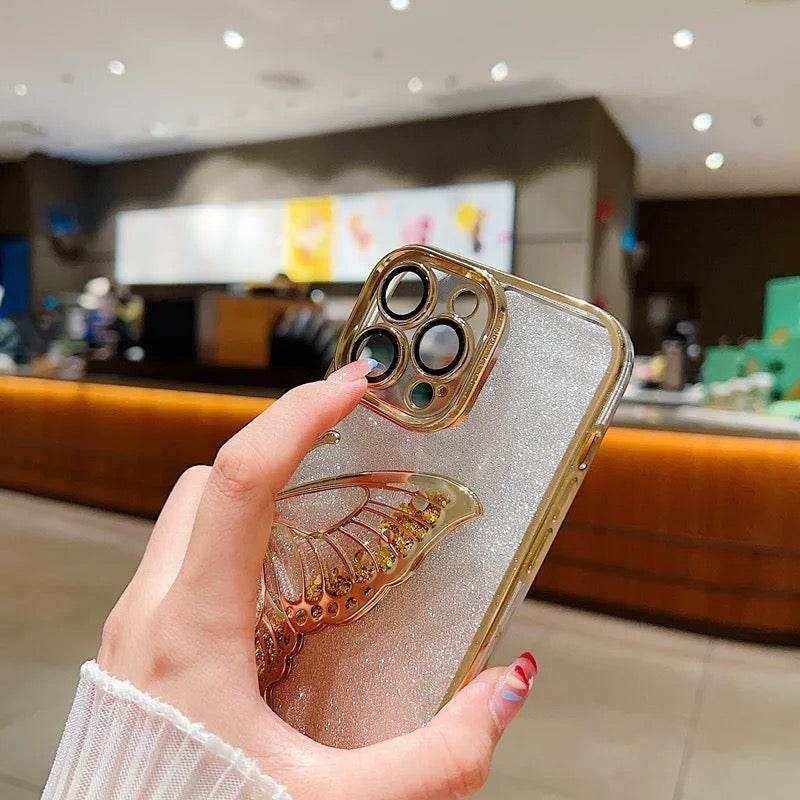 Premium Glitter Sparkle Butterfly Shockproof Case - Guleel