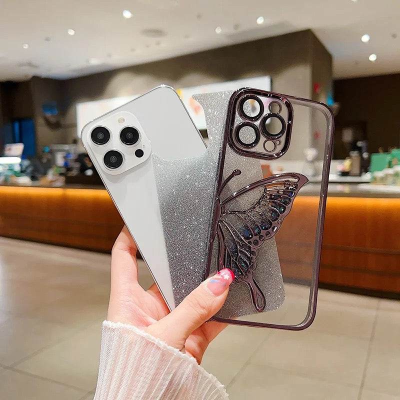 Premium Glitter Sparkle Butterfly Shockproof Case - Guleel