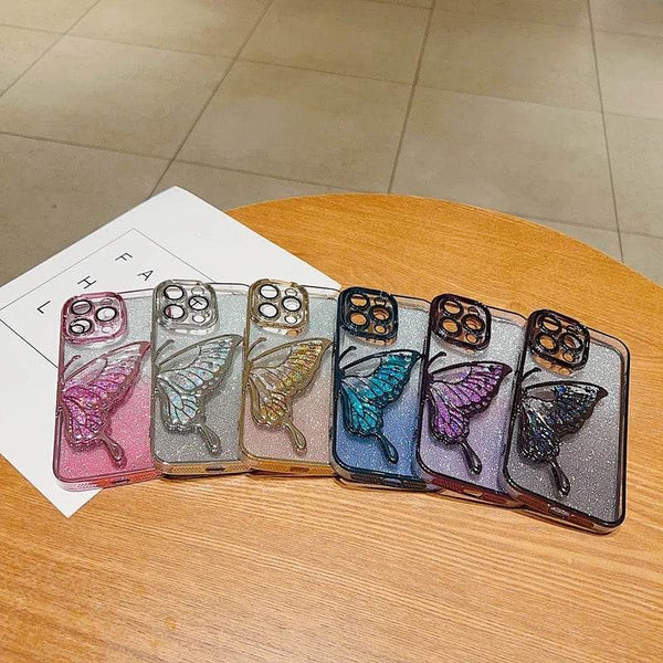 Premium Glitter Sparkle Butterfly Shockproof Case - Guleel