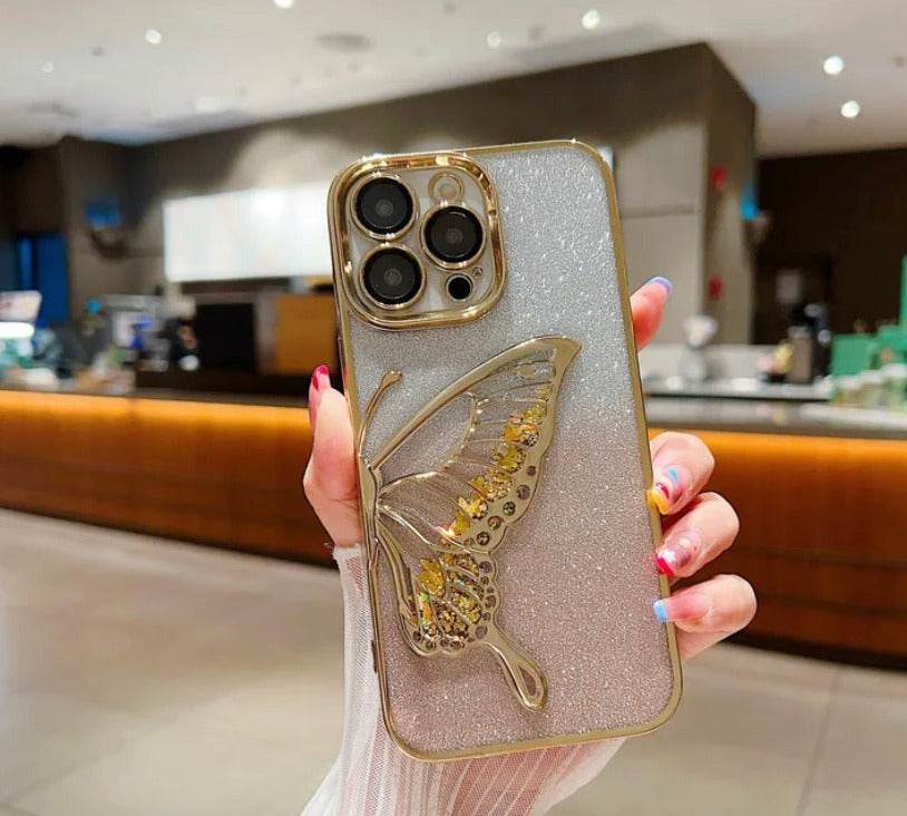 Premium Glitter Sparkle Butterfly Shockproof Case - Guleel