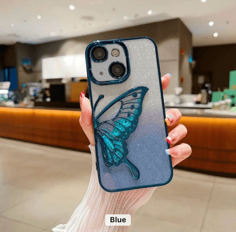 Premium Glitter Sparkle Butterfly Shockproof Case - Guleel
