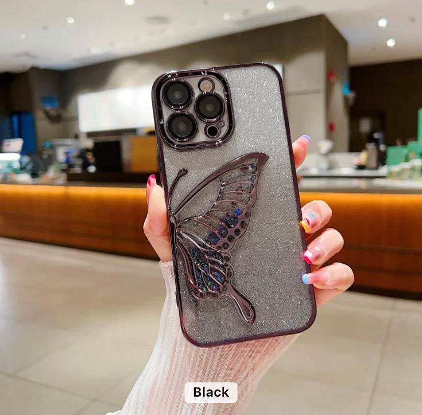 Premium Glitter Sparkle Butterfly Shockproof Case - Guleel