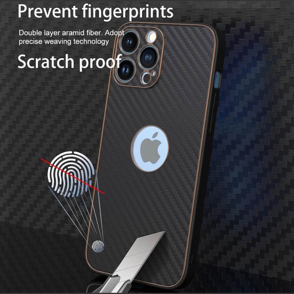 iPhone 11 Premium Leather Finish Camera Protection Case - Black - Guleel