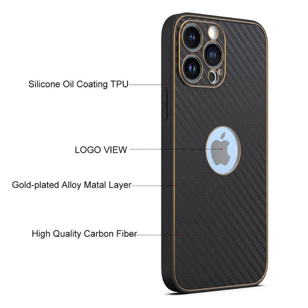 iPhone 11 Premium Leather Finish Camera Protection Case - Black - Guleel