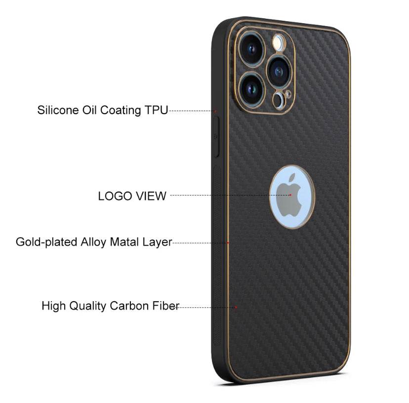 iPhone 11 Premium Leather Finish Camera Protection Case - Blue - Guleel