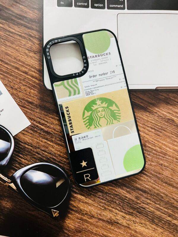 iPhone 13 Pro Premium Starbucks Bill Glass Cover - Guleel