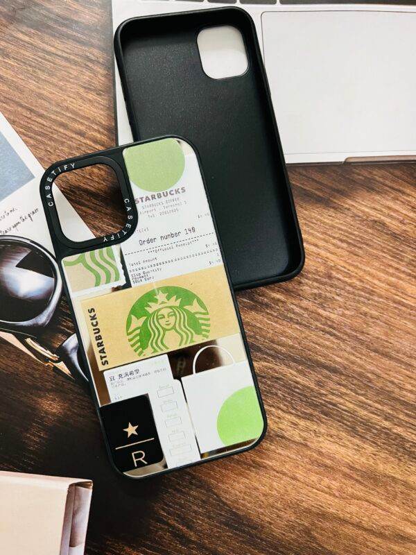 iPhone 13 Pro Premium Starbucks Bill Glass Cover - Guleel