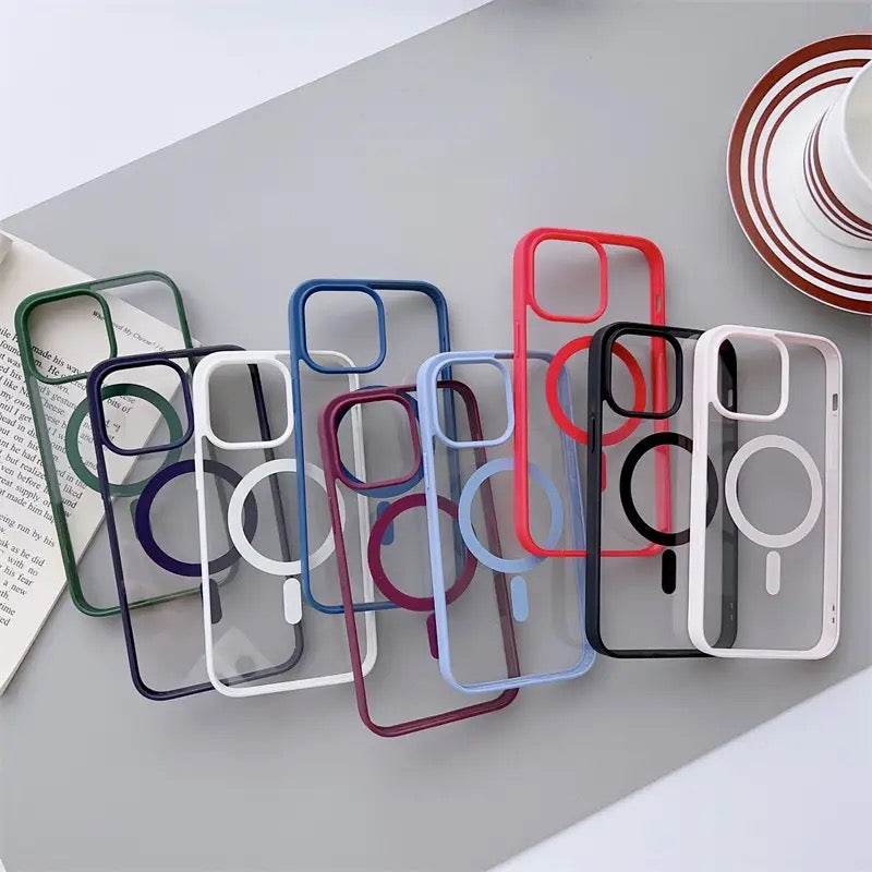 Premium MagSafe Transparent Shockproof Case Cover - Guleel