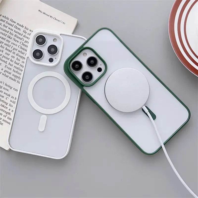 Premium MagSafe Transparent Shockproof Case Cover - Guleel